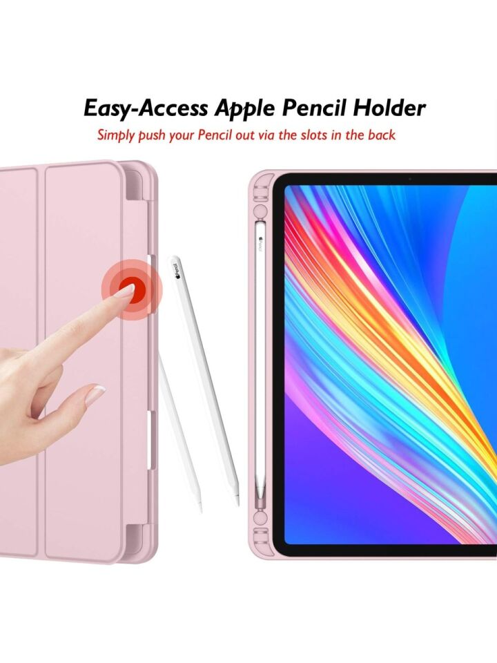 Apple iPad Pro 11 (2022) 4. Nesil Kalemlikli Yatay Standlı Stromix Smart Kılıf A2378 A2461 A2379 A2462