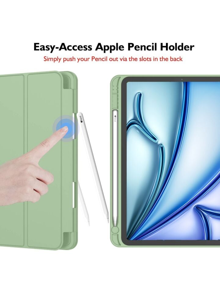Apple iPad Pro 11 M5 (2025) Kalemlikli Uyku Modlu Yatay Standlı Stromix Smart Kılıf