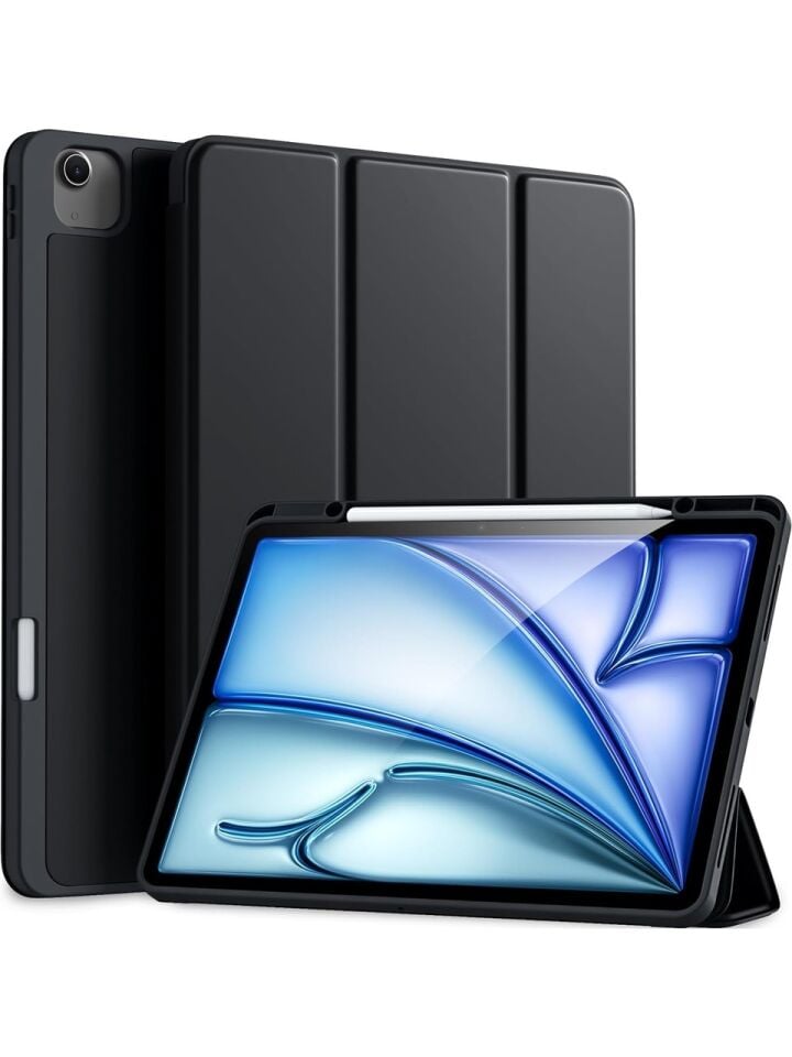 Apple iPad Pro 13 M5 (2025) Kalemlikli Uyku Modlu Yatay Standlı Stromix Smart Kılıf