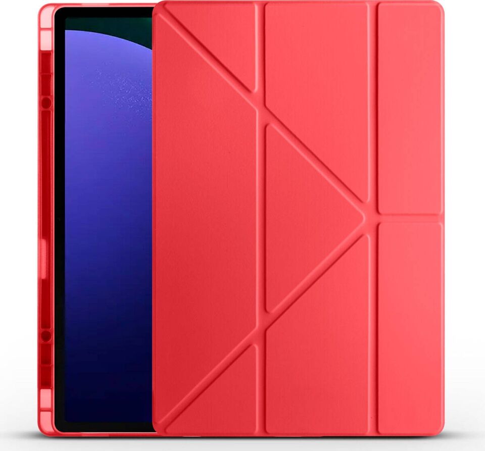 Five-E Samsung Galaxt Tab S9 Plus (12,4 Inc) Smart Combo Türkçe Klavyeli Tablet Origami Kılıf Seti -Mouse Kalem Dahil X810 X816