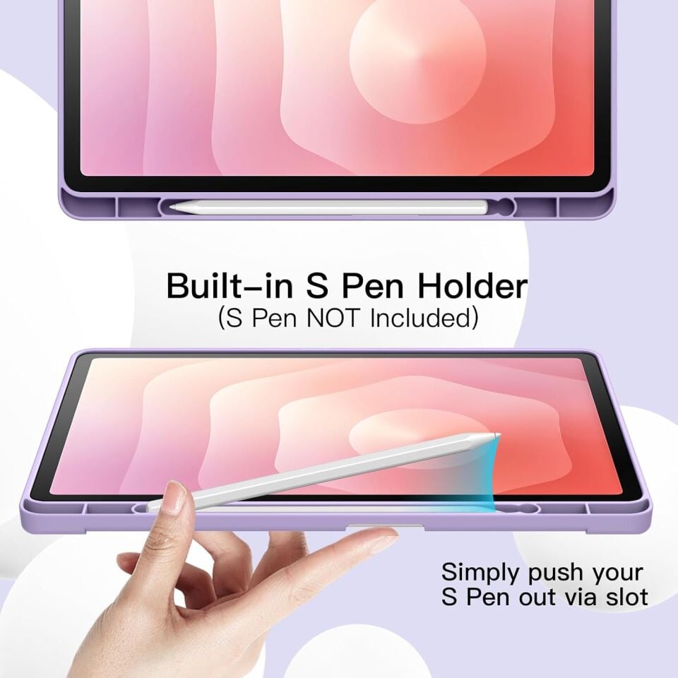 Samsung Galaxy Tab S11 Kalem Şarjına Uygun Kalemlikli Uyku Modlu Stromix Standlı Kapaklı Kılıf SM-X730