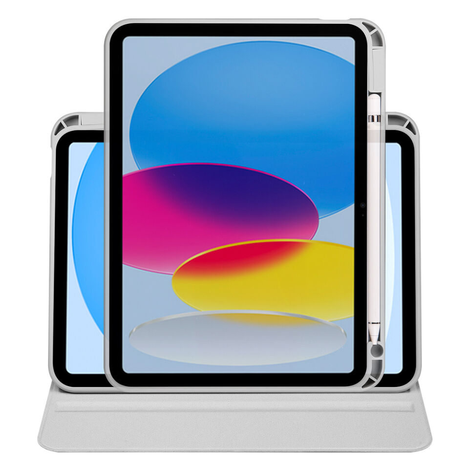 Five-E Apple iPad Air 11 M2/M3/M4 DeskFold Türkçe Klavyeli Tablet Dönebilen Kılıf Seti -Mouse Kalem Dahil