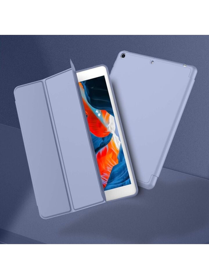 Apple iPad 8. Nesil 10.2 Inc (2020) Kalemlikli Yatay Standlı Stromix Smart Kılıf A2270 A2428 A2429 A2430 Lavanta