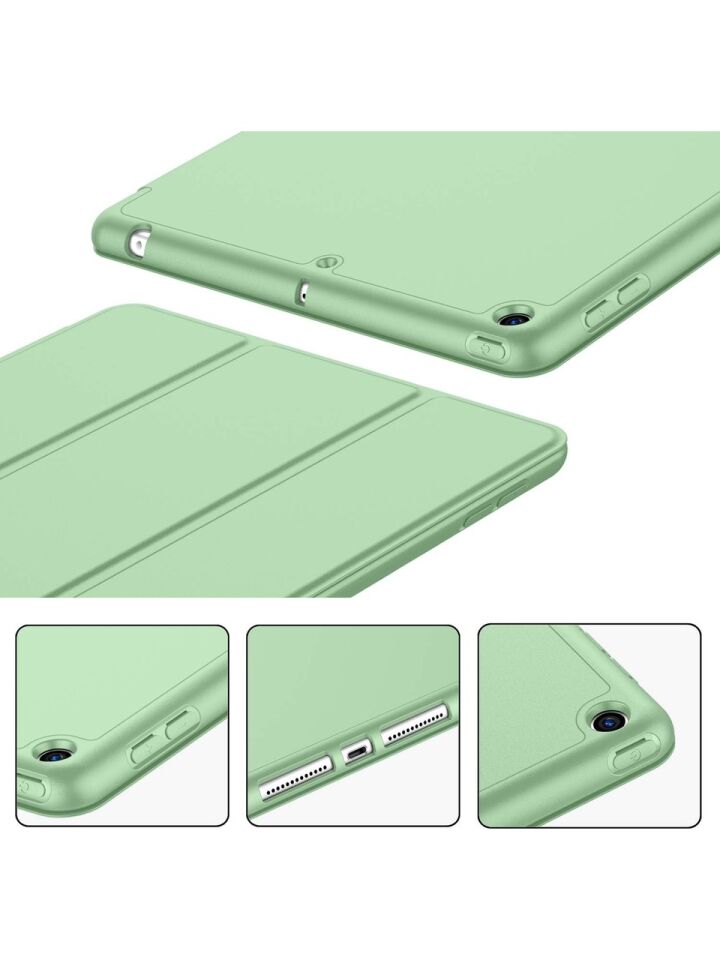 Apple iPad 9. Nesil 10.2 Inc (2021) Kalemlikli Yatay Standlı Stromix Smart Kılıf A2602 A2604 A2603 A2605 Yeşil