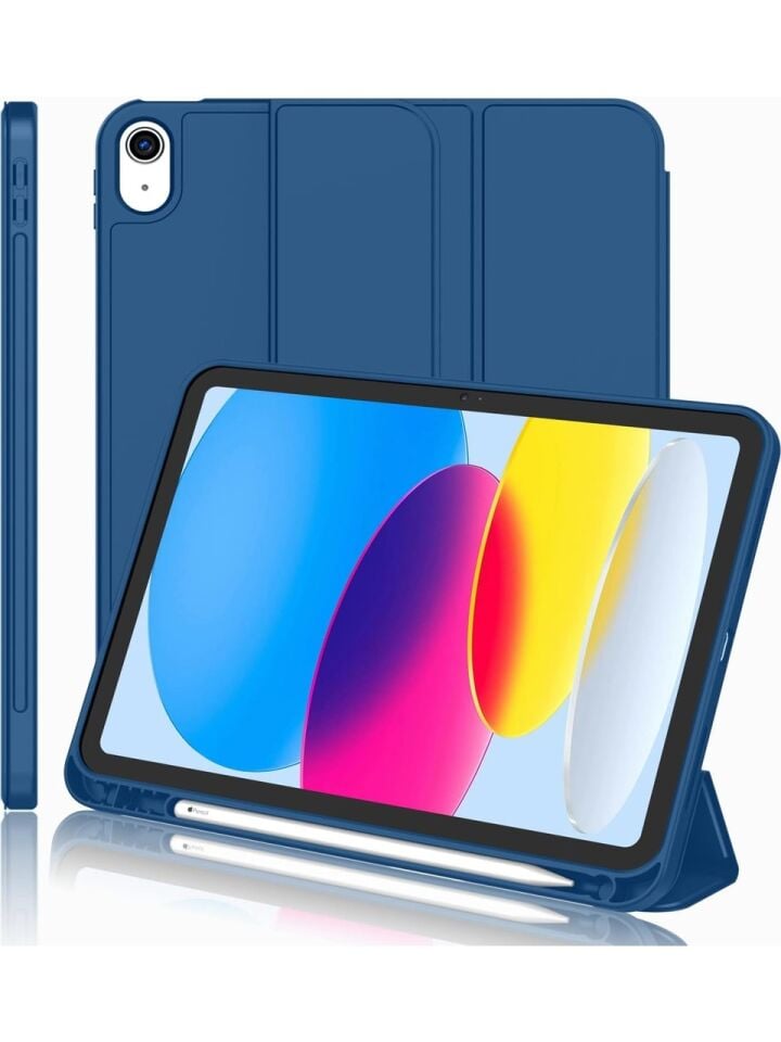 Apple iPad A16 11 Inc (2025) Kalemlikli Uyku Modlu Yatay Standlı Stromix Smart Kılıf A3354 A3355 Petrol Yeşili