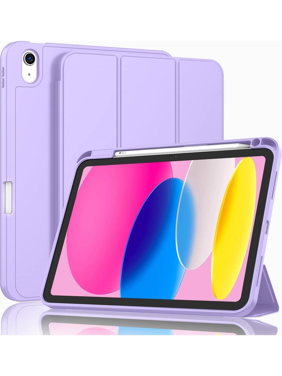 Apple iPad A16 11 Inc (2025) Kalemlikli Uyku Modlu Yatay Standlı Stromix Smart Kılıf A3354 A3355 Lila
