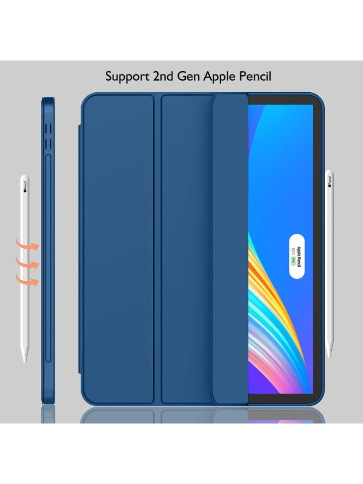 Apple iPad Pro 11 (2022) 4. Nesil Kalemlikli Yatay Standlı Stromix Smart Kılıf A2378 A2461 A2379 A2462 Petrol Yeşili