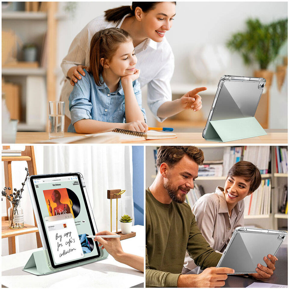 Five-E Apple iPad A16 11 Inc (2025) Foldex Yatay ve Dikey Standlı Türkçe Klavye Mouse Kalem ve Kılıf Seti A3354 A3355