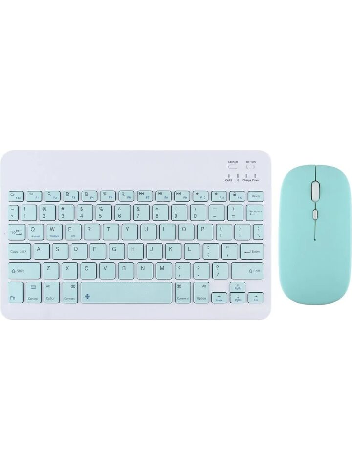 Five-E Apple iPad Air 5 10.9 Inc Foldex Yatay ve Dikey Standlı Türkçe Klavye Mouse Kalem ve Kılıf Seti A2588 A2589