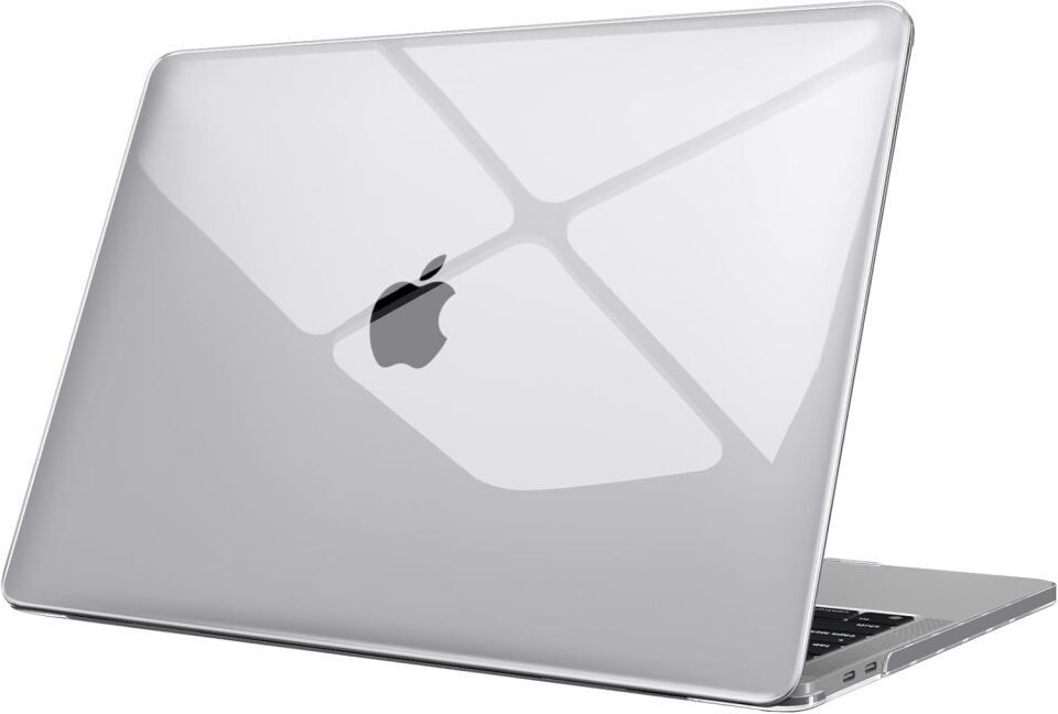 Apple MacBook Pro 16.2 M3 Çipli 2024 Darbelere Dayanıklı Ön Arka Clear Parlak Kapak Kılıf A2991 Şeffaf