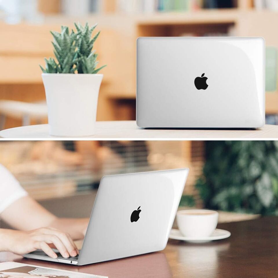 Apple MacBook Pro 16.2 M3 Çipli 2024 Darbelere Dayanıklı Ön Arka Clear Parlak Kapak Kılıf A2991 Şeffaf